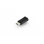 Adaptér USB 2.0 Digitus [1x USB-C™ zástrčka - 1x micro USB 2.0 zásuvka B] černá