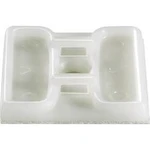 Úchytka TRU COMPONENTS TC-HC103203 1593046, samolepicí, 4.80 mm (max), transparentní, 1 ks