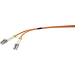 Připojovací optický kabel Renkforce RF-3301834 [1x zástrčka LC - 1x zástrčka LC], 1.00 m, oranžová