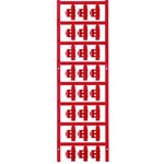 Conductor markers, MultiCard, 21 x 5,8 mm, Polyamide 66, Colour: Red Weidmüller Počet markerů: 120 SFC 2/21 NEUTRAL RTMnožství: 120 ks