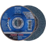 Vějířovitý brusný kotouč PFERD PFC 115 Z 120 SG POWER STEELOX 67789116, Ø 115 mm/