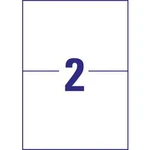 Avery-Zweckform L8002-10 etikety 148 x 210 mm poylesterová fólie bílá 20 ks permanentní antimikrobiální štítky 10 Blatt