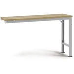 Manuflex AU8125.9006 Pracovní Přístavný stůl univerzální speciální s multiplex deska, Šxhxv = 2000 x 1000 x 722-1022 mm