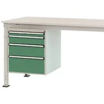 Manuflex ZB4763.6011 Vestavné pouzdro, Nutzhohe stacionárně 500 mm s 4 šuplíky. Pro stolní hloubka 1000 mm