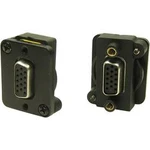 D-SUB adaptér VGA zásuvka - VGA zásuvka Cliff CP30229BM 1 ks