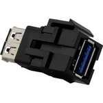 Merten vestavný USB zásuvka černá MEG4582-0001