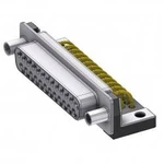 D-SUB zásuvka Deltron Connectors 90 °, pólů 25, pájené, piny, 1 ks