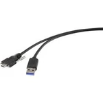 USB 3.0 kabel Renkforce RF-3773814, 1.00 m, černá