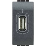 Legrand USB zásuvka Living&Light šedá L4285