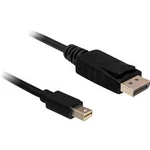 DisplayPort kabel Delock [1x mini DisplayPort zástrčka - 1x zástrčka DisplayPort] černá 5.00 m