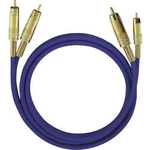 Cinch audio kabel Oehlbach 2036, 3.00 m, modrá