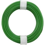 Spojovací drát 1 x 0.20 mm², vnější Ø 0.50 mm, zelená, 10 m