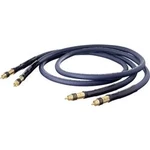 Cinch audio kabel Oehlbach 13113, 1.25 m, modrá