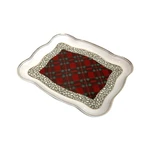 Porcelánový servírovací tanier s vianočným motívom Brandani Vassoietto, dĺžka 19 cm