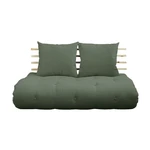 Rozkladacia pohovka so zeleným poťahom Karup Design Shin Sano Natural/Olive Green Rozkladacia pohovka so zeleným poťahom Karup Design Shin Sano Natural/Olive Green