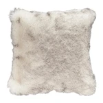 Hnedý vankúš z umelej kožušiny Mint Rugs Soft, 43 × 43 cm