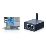 NanoPi R1 Dual Ethernet Port IoT Router Allwinner H3 512MB/1GB RAM with USB & Serial Port Router