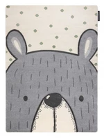 Dětský kusový koberec Petit Bear cream-140x190