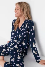 Női pizsama Trendyol Rabbit patterned