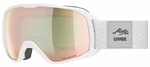 UVEX Xcitd White Mat Mirror Rose/CV Green Lyžařské brýle