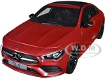 2019 Mercedes-Benz CLA C118 Coupe Rouge Patagonie Red Metallic with Sunroof 1/18 Diecast Model Car by Solido