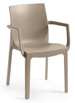 Jídelní židle EMMA ARMCHAIR Šedohnědá taupe,Jídelní židle EMMA ARMCHAIR Šedohnědá taupe