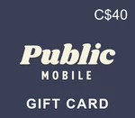 Public Mobile PIN C$40 Gift Card CA