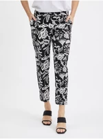 Orsay White and Black Ladies Patterned Pants - Women