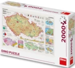 Puzzle 2000 Mapy České Republiky