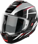 Nolan N120-1 Nightlife N-Com Metal White Red/Black XS Casco