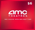 AMC Theatres $6 Gift Card US