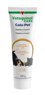 Vetoquinol Calo-Pet Energeticky bohatá vitamínová pasta psi a kočky 120 g Vetoquinol Calo-Pet Energeticky bohatá vitamínová pasta psi a kočky 120 g