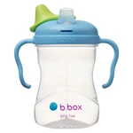 B.BOX Hrneček s pítkem modrý 4m+ 240 ml