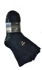 WiK 21463 Warm Sox ABS A'2 pánské ponožky  39-42 černá-černá