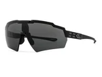 Okuliare Blastshield Gatorz® – Dymovo sivé, Čierna (Farba: Čierna, Šošovky: Dymovo sivé)