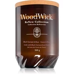 Woodwick Black Currant & Rose vonná sviečka 368 g