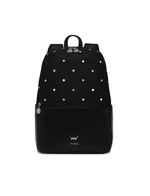 VUCH Zane Dotty Black Urban Backpack