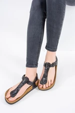Fox Shoes Women's Black Sandals