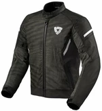 Rev'it! Jacket Torque 2 H2O Black/White 4XL Textilní bunda