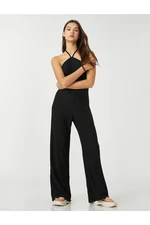 Koton Halterneck Jumpsuit Wide Leg