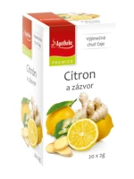 APOTHEKE Citron + zázvor s lípou 20 x 2 g
