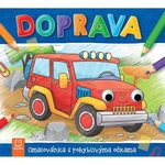 Omaľovánka s pohyblivými očkami – Doprava