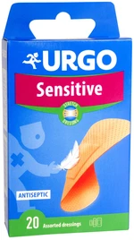 URGO Sensitive Stretch Náplasť antiseptická, citlivá pokožka, 3 veľkosti 20 ks URGO Sensitive Stretch Náplasť antiseptická, citlivá pokožka, 3 veľkosti 20 ks