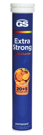 GS Extra Strong multivitamin s minerály 25 šumivých tabliet