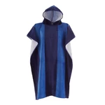 Niebieskie bawełniane ponczo Stripe – Catherine Lansfield