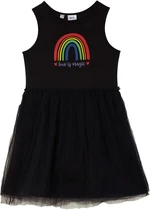 Pride džersejové šaty s tylovou sukňou