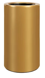 Válcový samozavlažovací květináč KAVA, více variant - Hobby Flower Barva: zlatá, Rozměry: Ø 35 x 75