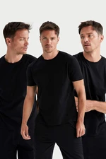 DEFACTO Regular Fit Basic Short Sleeve Crew Neck T-Shirt (3 Pack)