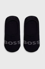 Ponožky BOSS 2-pak pánske,čierna farba,50477866