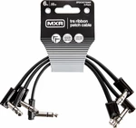 Dunlop MXR DCISTR06R Ribbon TRS Cable 3 Pack Noir 15 cm Angle - Angle